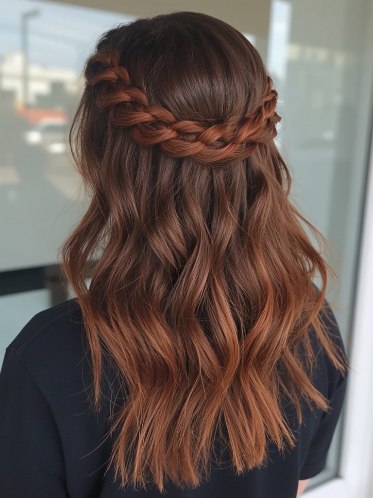 Chocolate Copper Hair: Long and Luscious