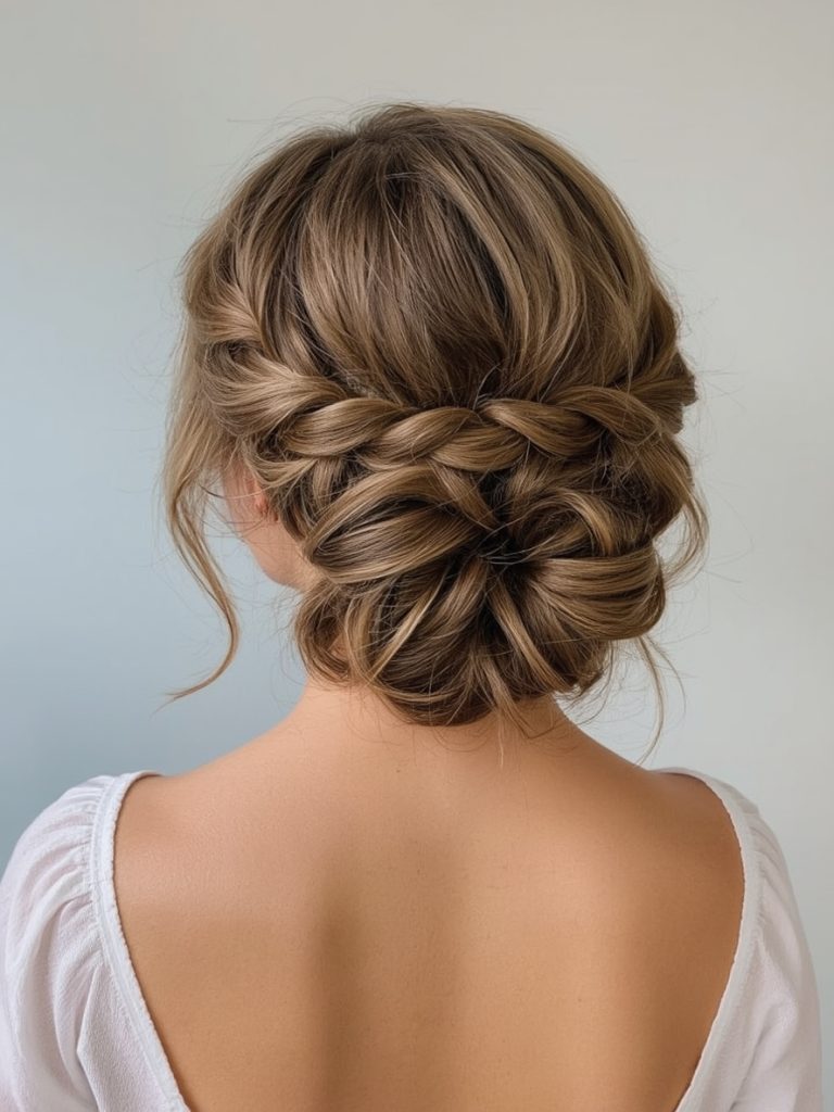 Bridesmaids Hairstyles: Side-Swept Low Ponytail