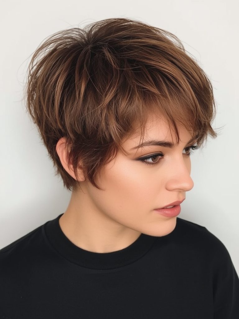 Chocolate Copper Hair: Copper Crown Braid