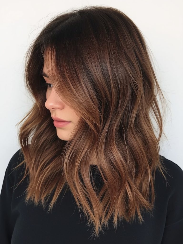 Chocolate Copper Hair: Fiery Ombre Fade