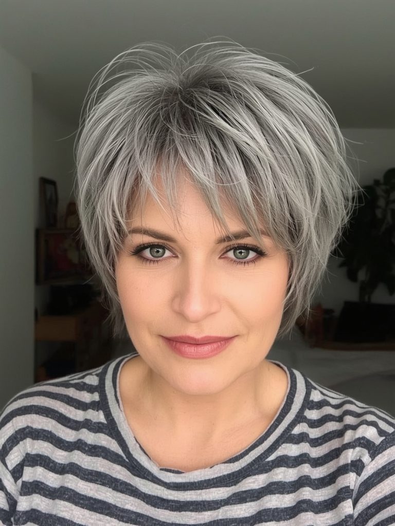 Asymmetrical Spiky Pixie: The Bold Statement