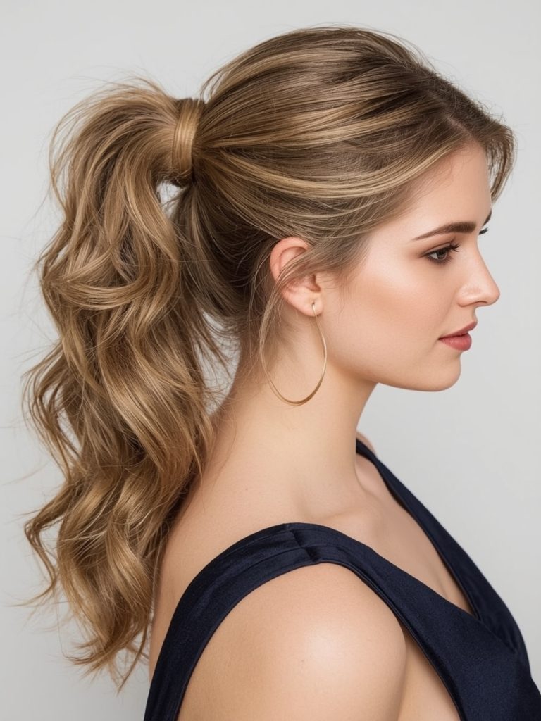 Bridesmaids Hairstyles: Twisted Half-Updo