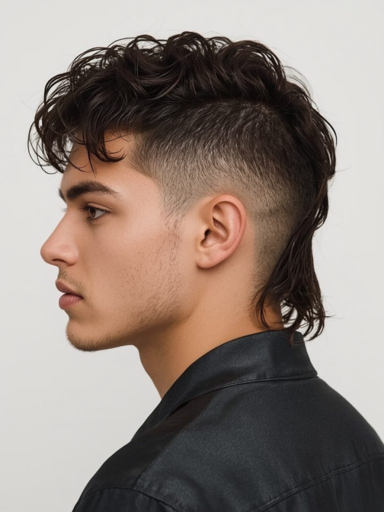 Men's Curly Haircut: The Low Fade