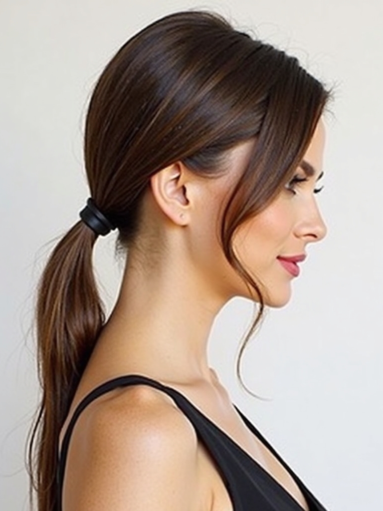 Hairstyles For Thin Fine Hair Over 60: Angled Shoulder Length Hairstyle