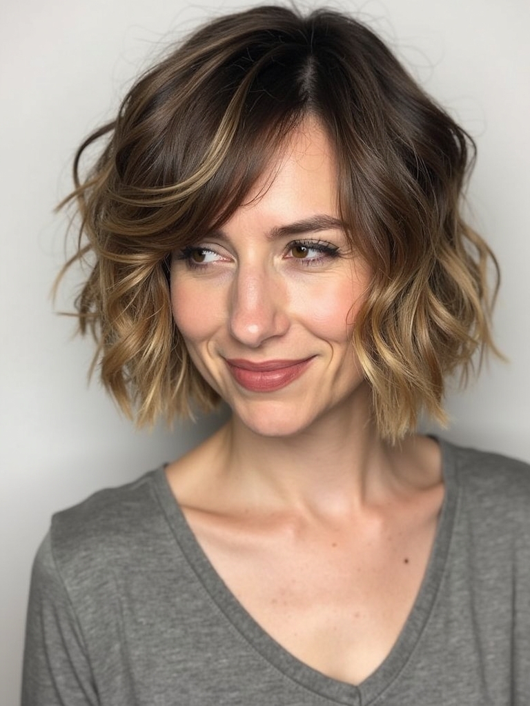 Sleek Angled Bob Haircut