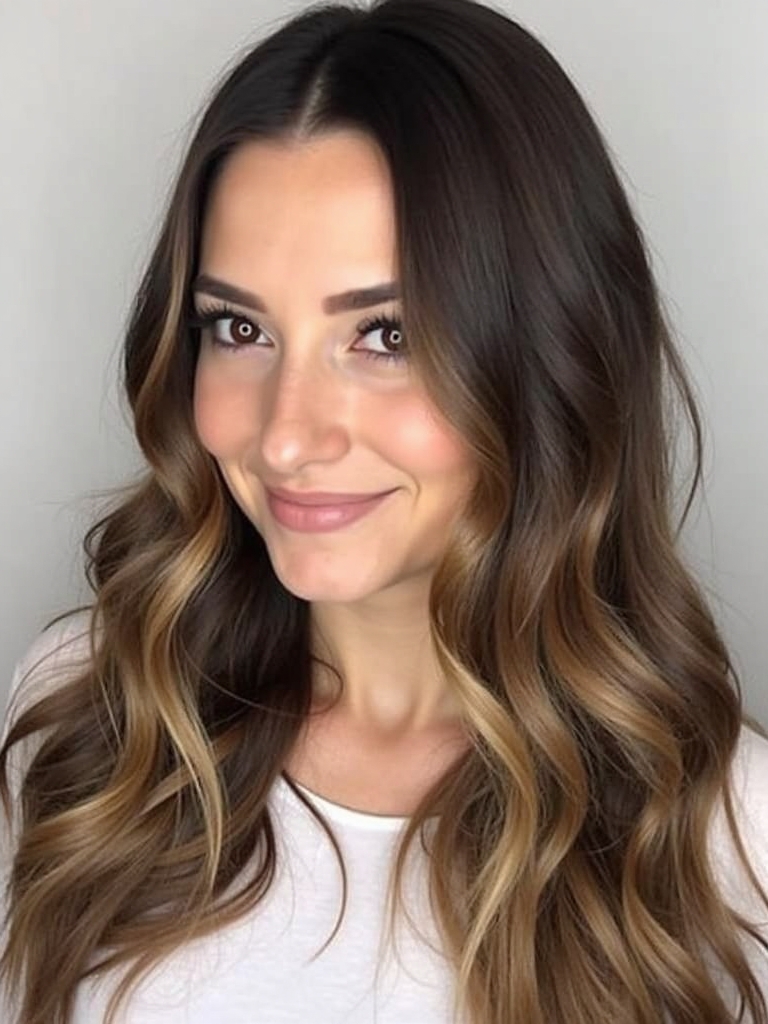 Caramel Balayage: Amber Waves