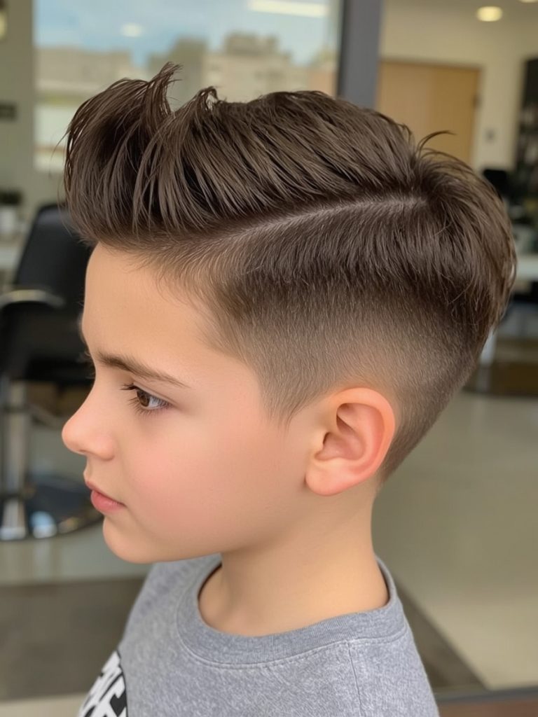 Boys Summer Haircut: The Undercut