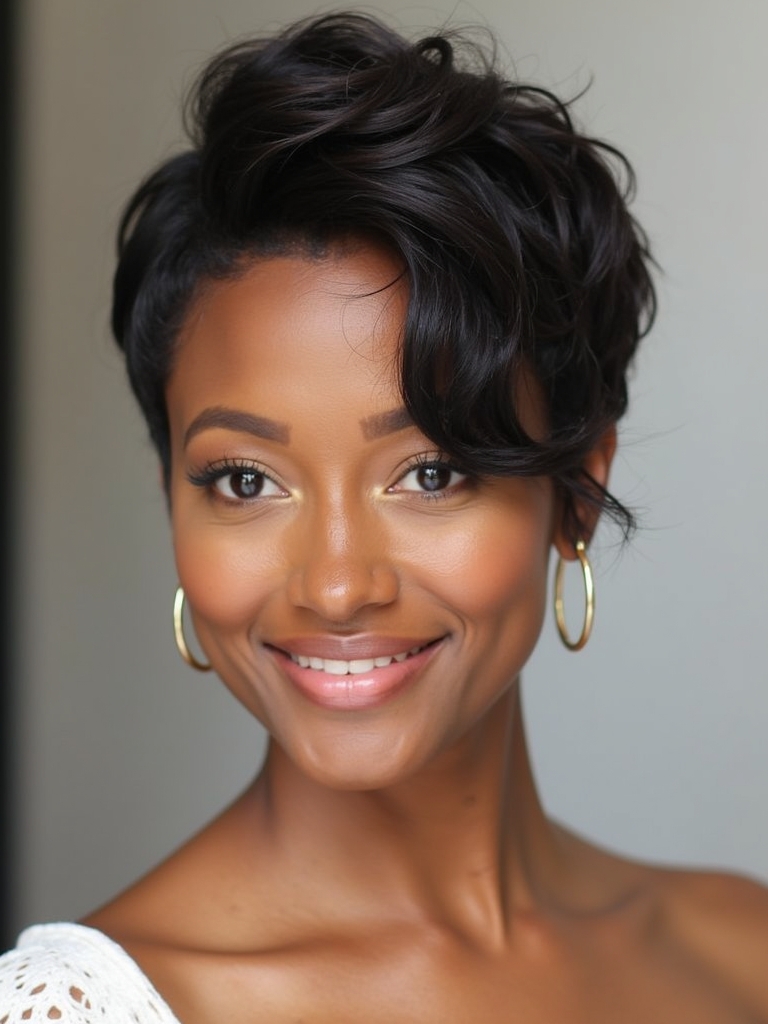 The Spiked Up Pixie for Black Women 50