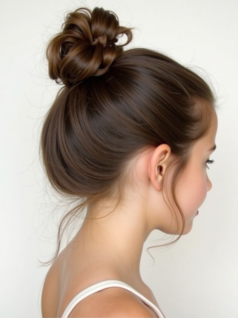 Hairstyles For School: The Classic Bun