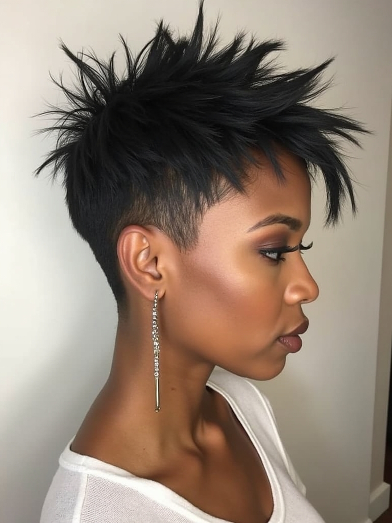 The Grey Blended Pixie for Black Women 50