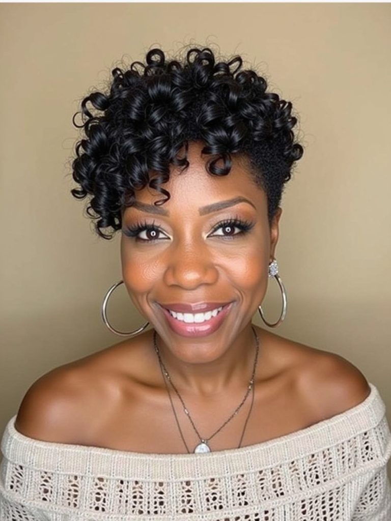 The Two Toned Pixie for Black Women 50