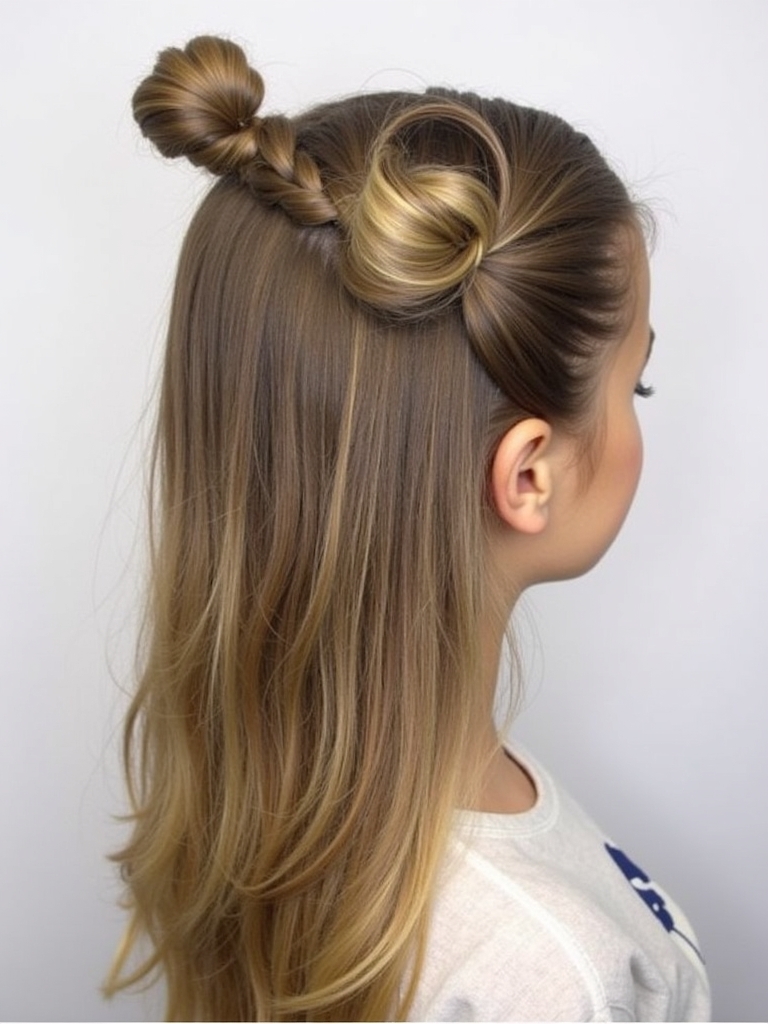 Hairstyles For School: Low Curly Ponytail