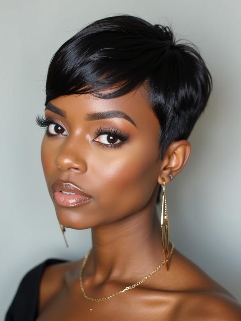 The Choppy Bangs Pixie for Black Women 50