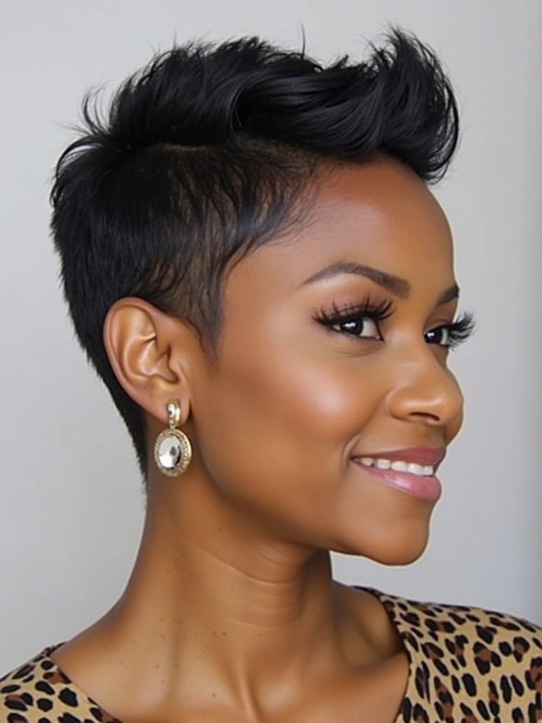 The Tapered Neck Pixie for Black Women 50