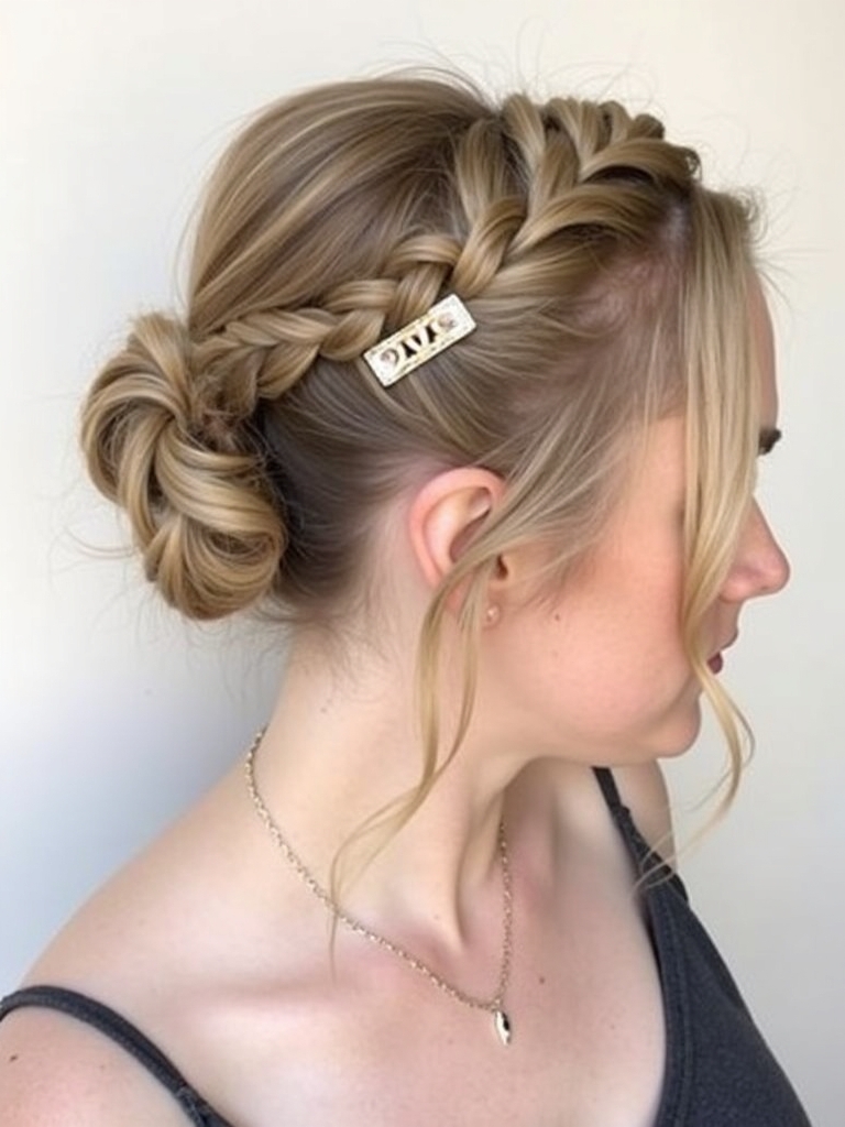 Cute Easy Hairstyles: Hair Scarf Accent