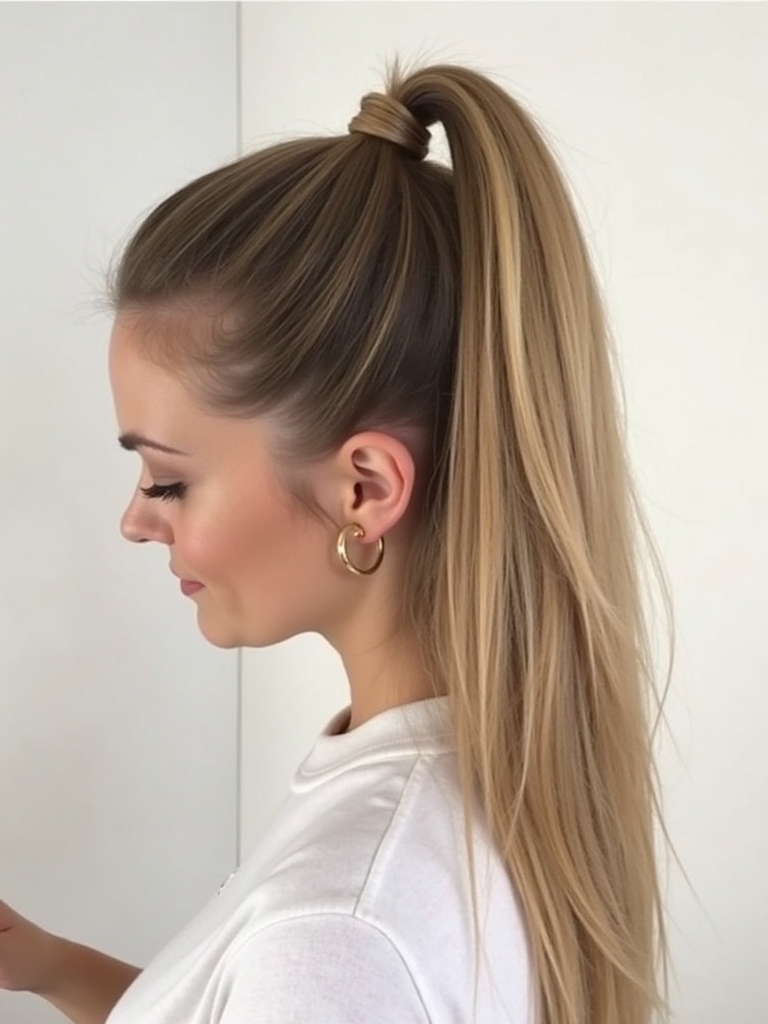 Cute Easy Hairstyles: Claw Clip Half Updo