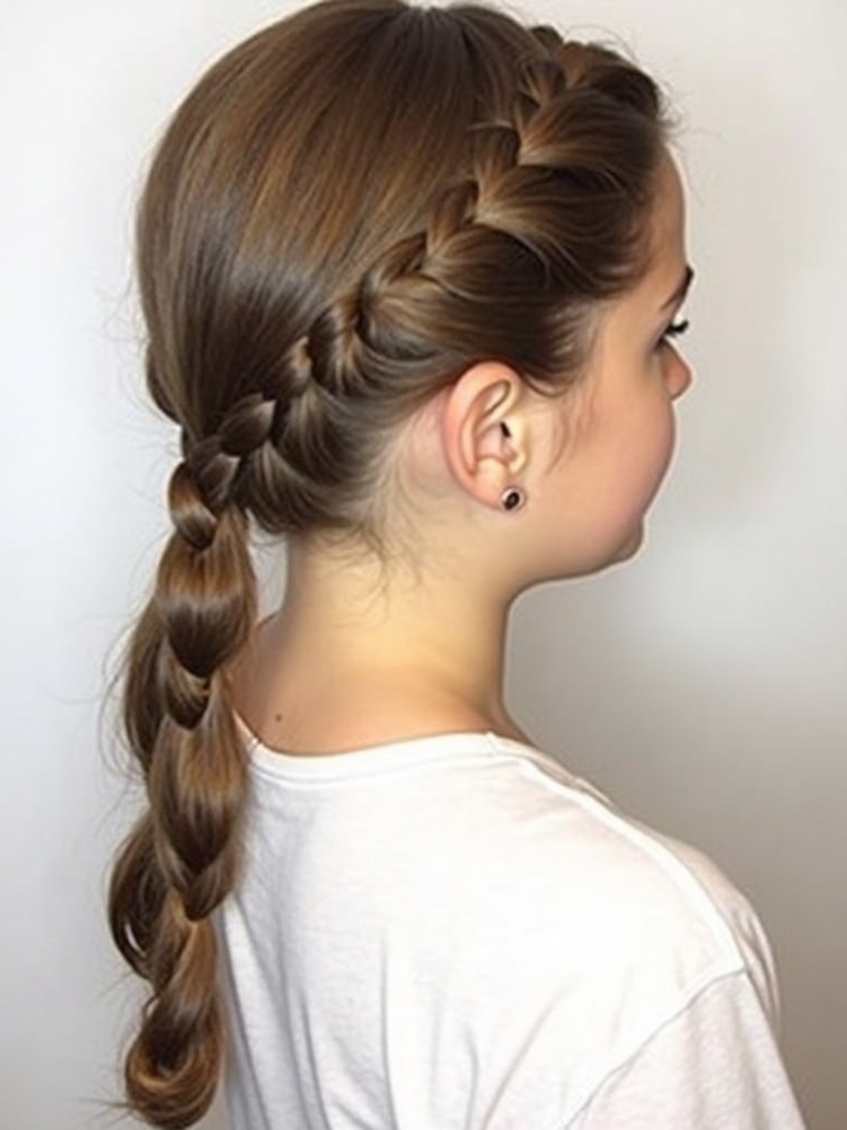 Cute Easy Hairstyles: Low Twisted Bun