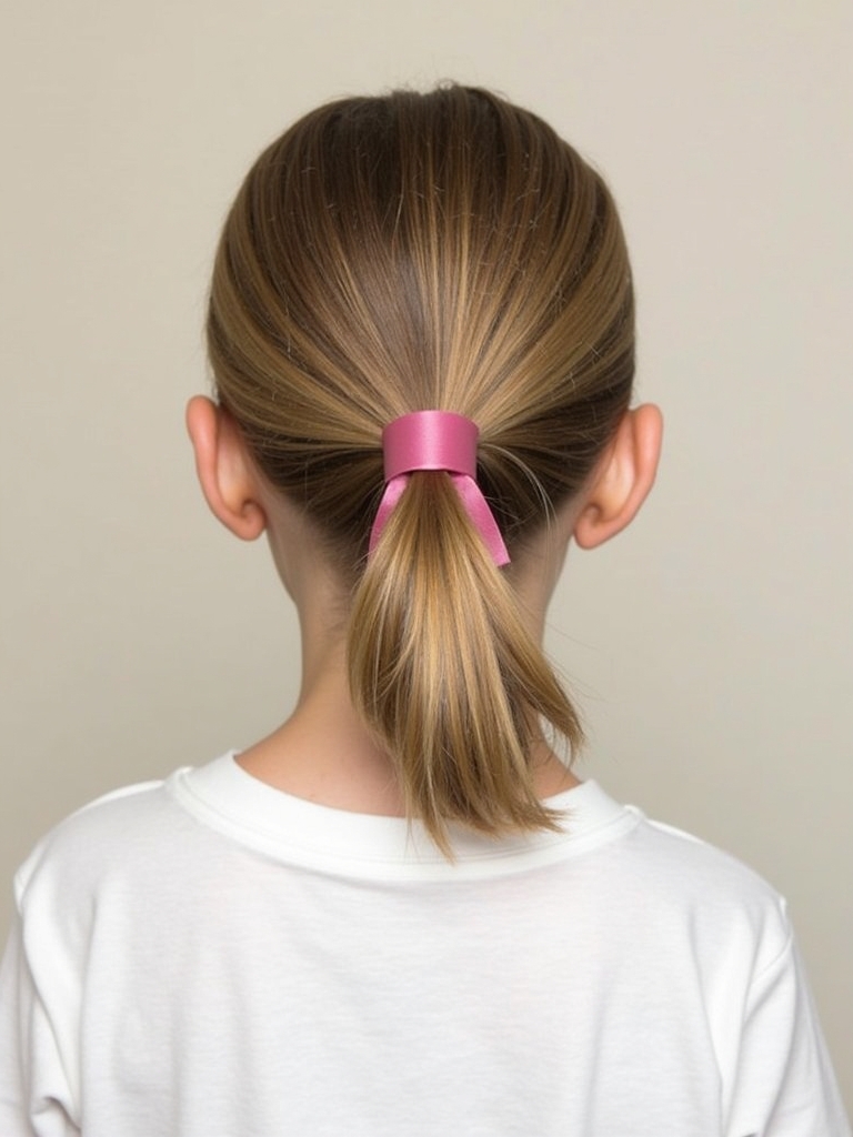 Easy Hairstyles For School: Hair Down with Statement Clips