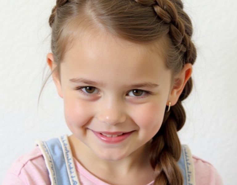 Easy Hairstyles For School: Half-Up Top Knot