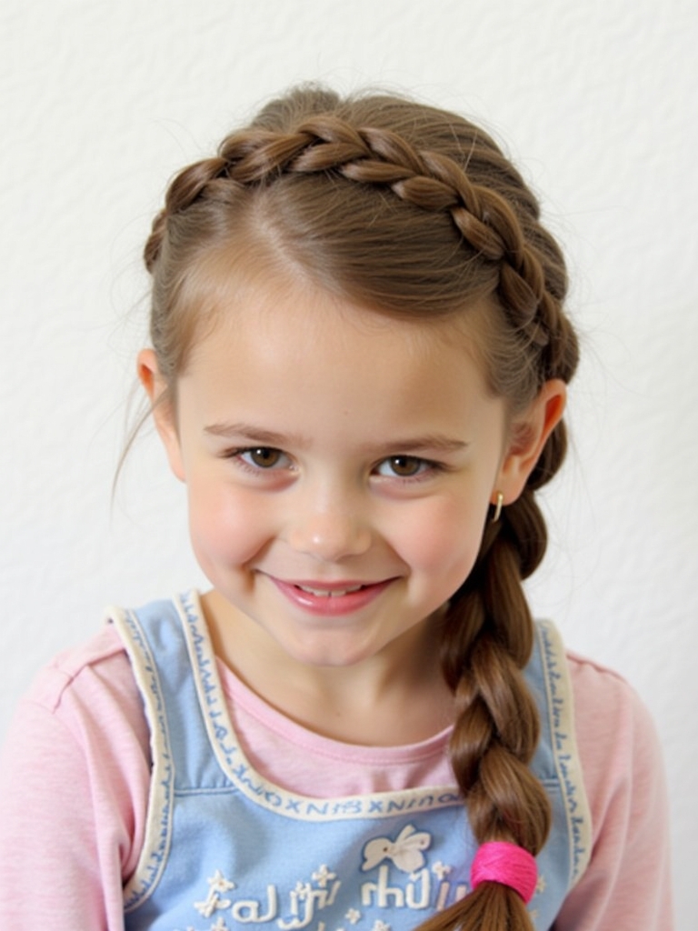 Easy Hairstyles For School: Half-Up Top Knot