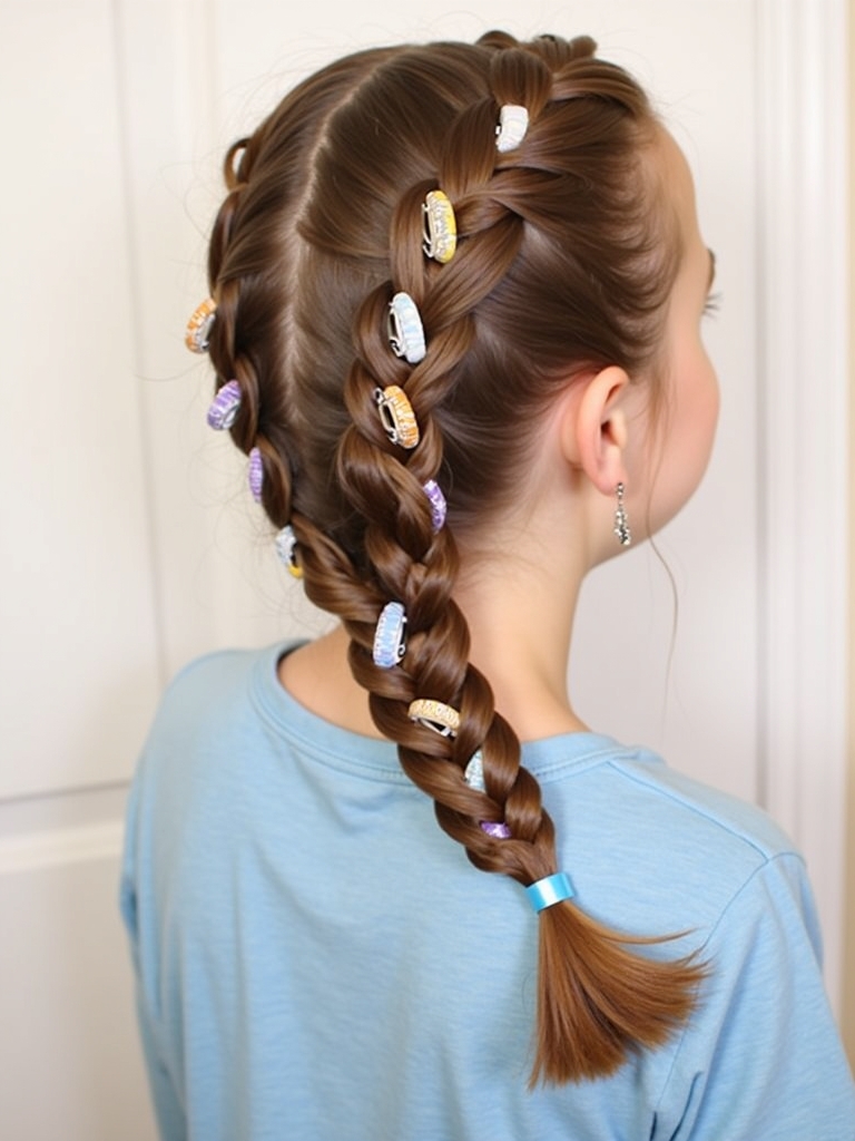 Hairstyles For School: Half-Up Hair Bow