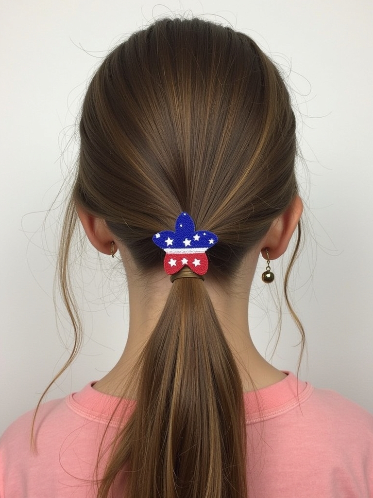 Cute Easy Hairstyles: Half-Up Top Knot