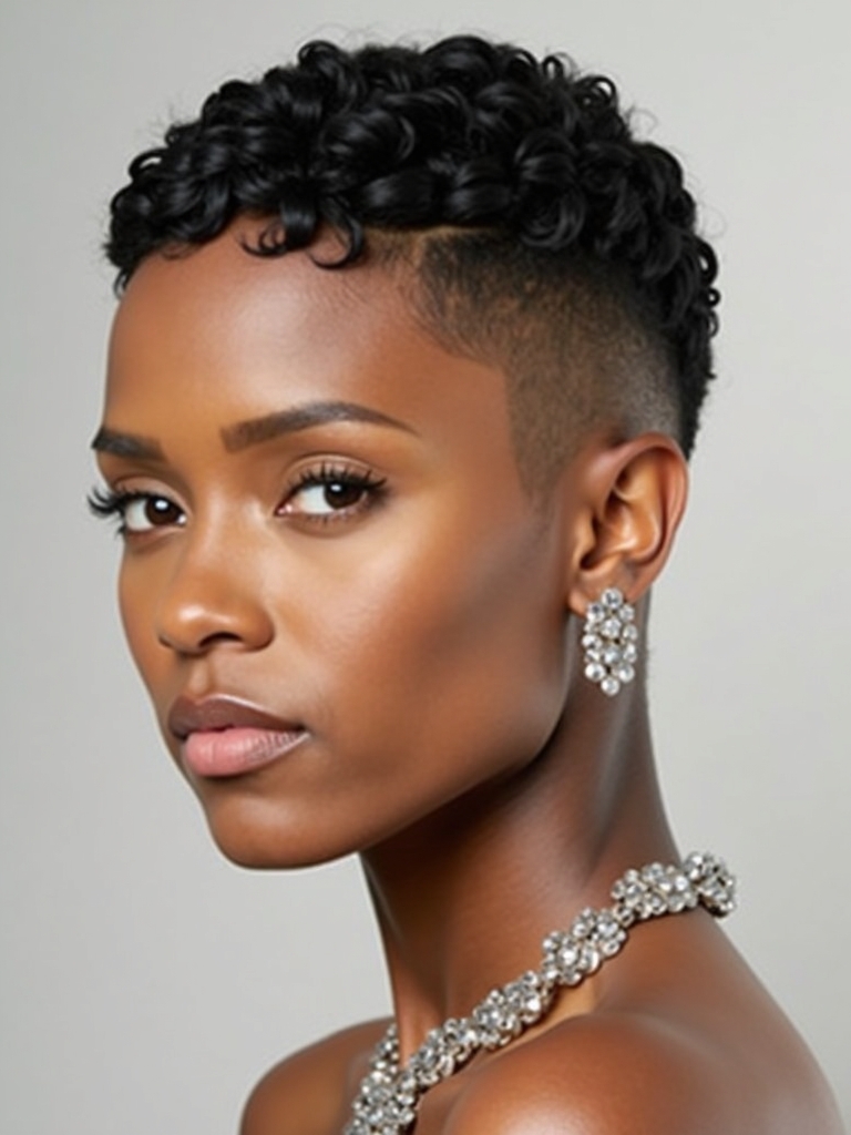 The Buzzed Pixie for Black Women 50