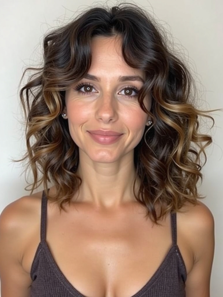 Hairstyles For Thin Fine Hair Over 60: Shaggy Layers