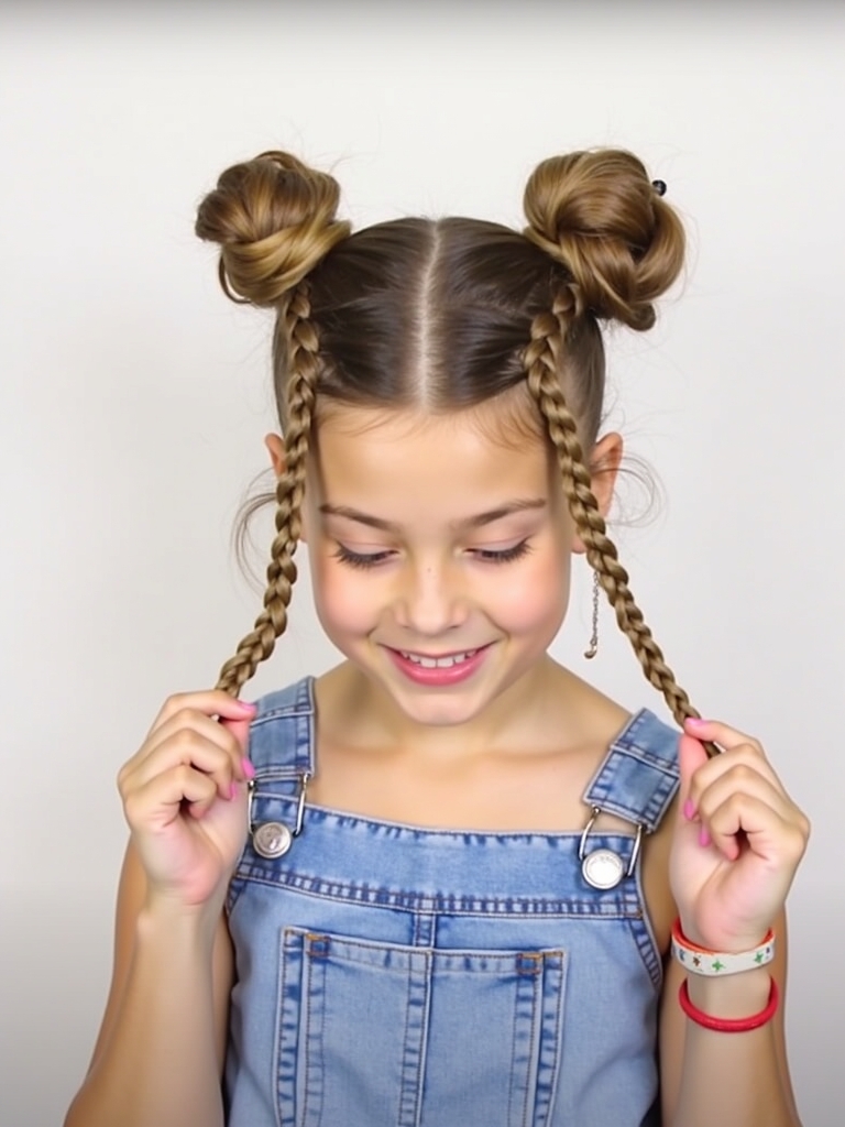 Hairstyles For School: Low Side Braid