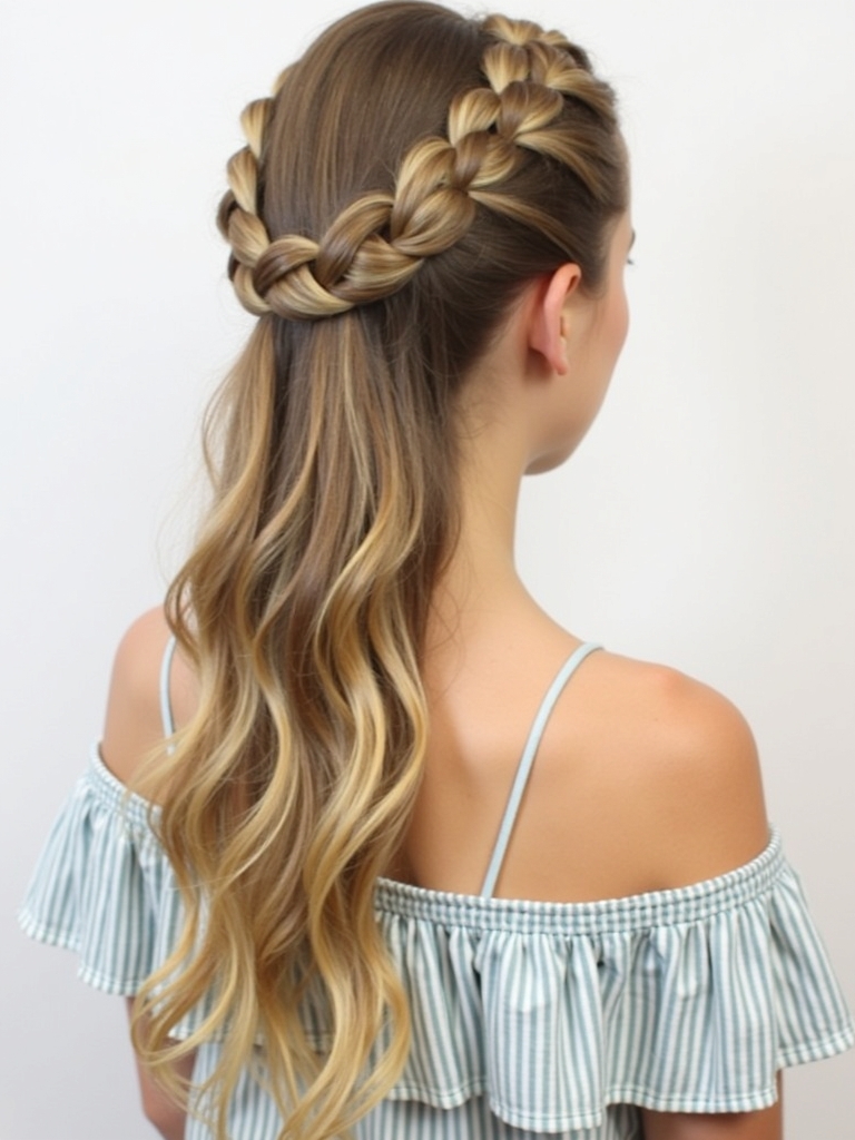 Hairstyles For School: Messy Bun